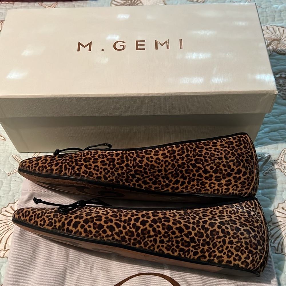 leopard print M gemi ballet flat